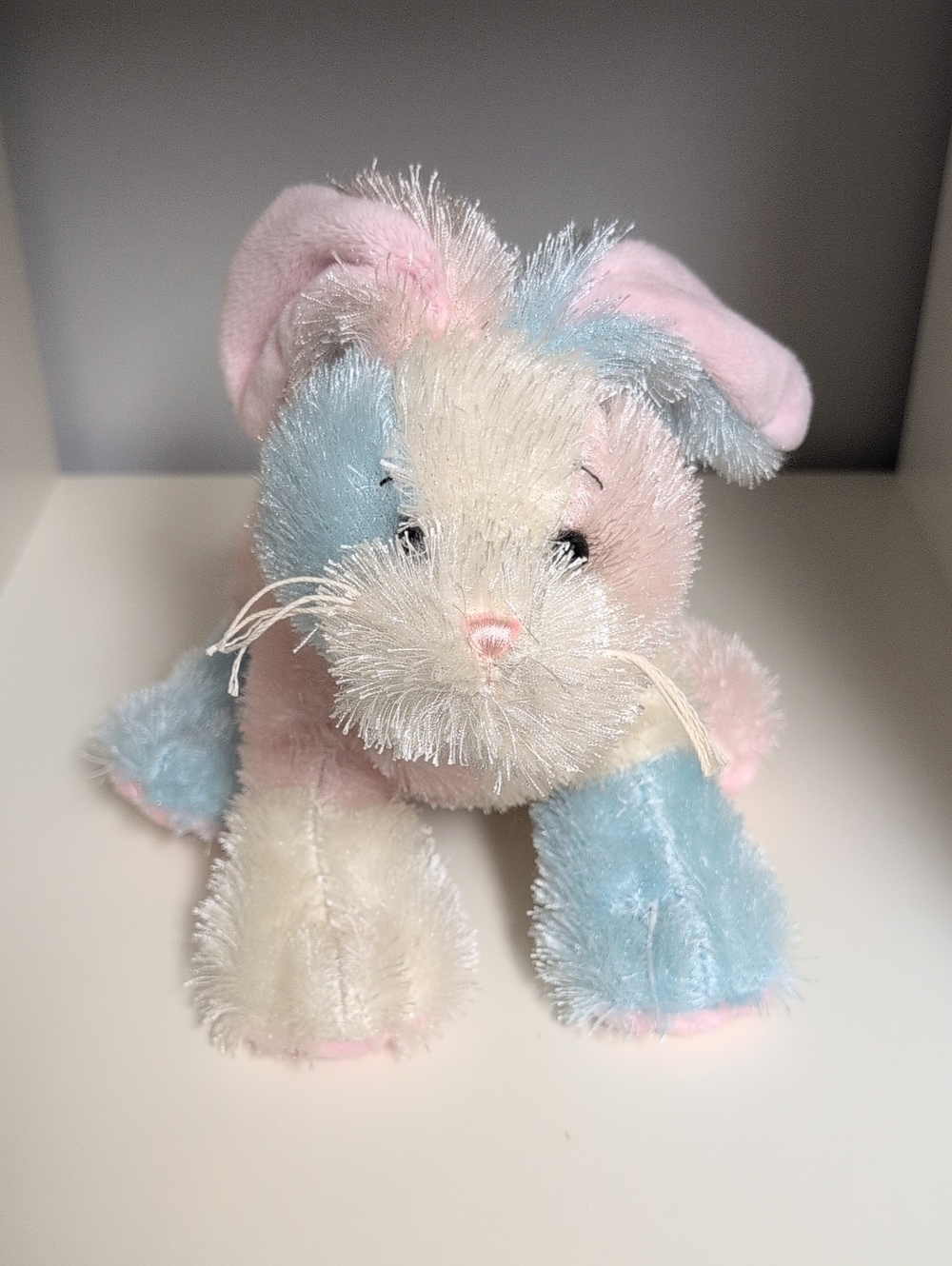 Webkinz Cotton Candy Bunny No Code Y2k Collectible Plush GANZ EUC
